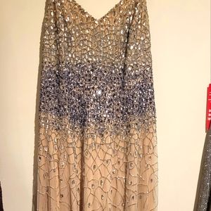 NWT Adrianna Papell beaded gown